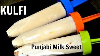 Quick Kesar Badam KulfiEasiest Recipe of Indian Milk Ice Cream By ChawlasKitchencom [upl. by Niwred]