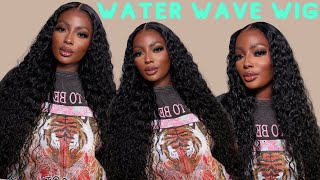 MY NEW FAVORITE LOW MAINTENANCE WATERWAVE HAIR  ULTIMATE PREPLUCKED HAIRLINE FT ASTERIA HAIR [upl. by Pollux77]