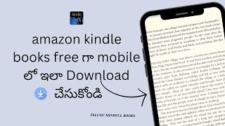 How to download amazon books in free in telugu  Best Ebook Reader [upl. by Lalo]