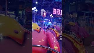 Glasgow irn bru carnival funfair flying dumbos on ride pov 2024 [upl. by Raddi199]