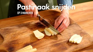 Pastinaak snijden  How to  Allerhande [upl. by Alyekahs]