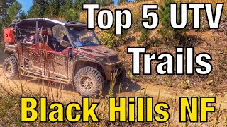 Top Five Black Hills UTV Trails  South Dakota Side by Side Riding amp Overlanding Polaris General [upl. by Burchett]