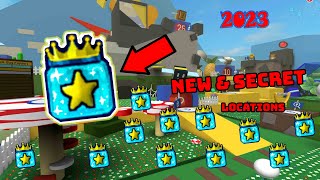 ALL NEW SECRET STAR JELLY LOCATIONS 2023 Bee Swarm Simulator [upl. by Lydell]