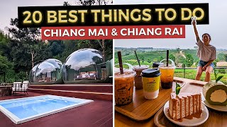 20 EPIC Things to do in Chiang Mai amp Chiang Rai 2023  Thailand Travel Guide [upl. by Orvil]