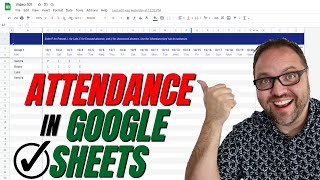 How To Use Google Sheets Attendance Template Attendance Sheet Online [upl. by Ehr428]