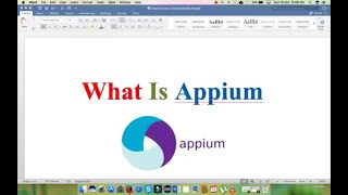 What is Appium [upl. by Platas262]