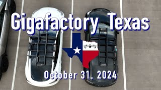 quotWhats On Top Of The Teslasquot Tesla Gigafactory Texas 10312024 914AM [upl. by Sonnnie]