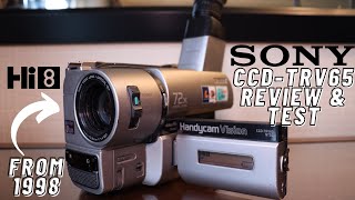 Sony CCDTRV65 Reveiw amp Test [upl. by Evilc]