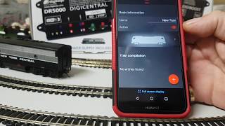 Z21 app Create a Consist  Powered by Digikeijs DR5000 DCC [upl. by Letisha]