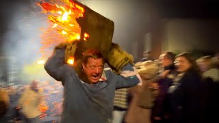 Is this Britains CRAZIEST Event Ottery St Mary Tar Barrels [upl. by Otis]