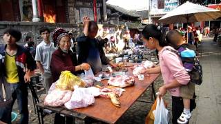 China Market around Dali in Yunnan [upl. by Juback961]