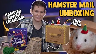 More New Toys For Lemonade 🐹 Hamster Mail Christmas Box 🎁 [upl. by Yurik994]