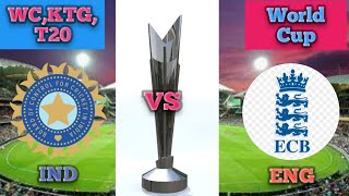 WCKTG T20I World Cup season 9 2024 match 51 IND VS ENG In real cricket 24 live RC24 [upl. by Cinamod947]