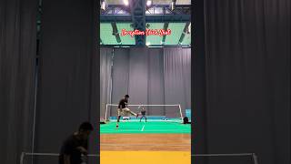 Badminton Trick Shots  Amazing Singles Badminton Rally 🏸🔥 Shorts badmintonlovers [upl. by Groveman]