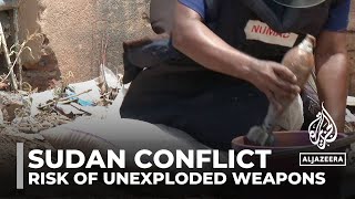 Sudan’s conflict leaves civilians at risk as unexploded ordnance threatens lives in the capital [upl. by Sej]