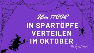 💜 Über 1700 € in Spartöpfe verteilen 💜 [upl. by Anagnos]