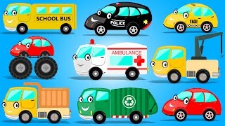 Street Vehicles  Cars And Trucks  Learning Video for Children amp Preschoolers [upl. by Akilat]