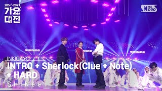 SHINee 샤이니  INTRO  Sherlock Clue  Note셜록  HARD 가요대전 GayoDaejeon 20231225 [upl. by Udale]