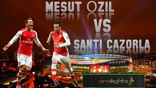 Mesut Özil vs Santi Cazorla 2015 ● Battle for No10 ● TheArsenalGuy amp ArsilightsGoonerHD [upl. by Maximilien979]