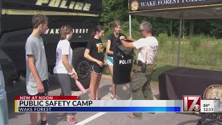 Wake Forest public safety camp [upl. by Yuri]