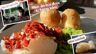 Lutefisk món ăn của ngươi Na Uy lần đầu Huyền nấu [upl. by Eeslehc]