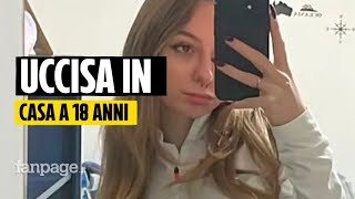 Un amico di Sara Centelleghe la 18enne uccisa in casa quotI vicini hanno visto due persone scapparequot [upl. by Ailes342]