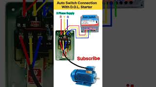 How to Make a 3 Phase Auto Switch Connection [upl. by Aremat]