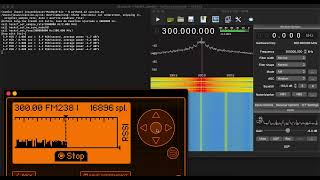 Ver una transmisión en la frecuencia 300 MHz con Gqrx y capturarla con Flipper Zero [upl. by Vassili]