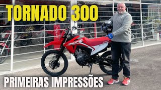 Honda Tornado 2025 Test Ride amp Impressões  Vai bem no asfalto e na buraqueira [upl. by Gusba]