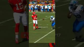 Mahomes Throws Crazy Behind The Back Pass nfl football [upl. by Bucher309]