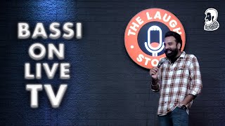 Bassi on Live TV ft AnubhavSinghBassi [upl. by Grace]