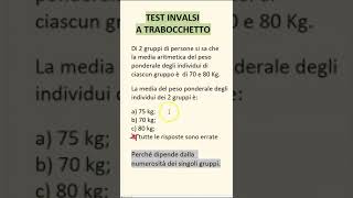 Test INVALSI a trabocchetto matematica  INVALSI quiz [upl. by Eciened977]