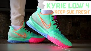 Even Better Than The Kyrie 7 Nike Kyrie Low 4 Keep Sue Fresh Detailed Review [upl. by Sukhum]