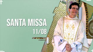 SANTA MISSA AO VIVO  PADRE REGINALDO MANZOTTI  11082022 [upl. by Eisserc]