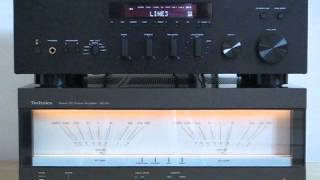 TECHNICS SEA5 amplifier and YAMAHA RS700 as preamp [upl. by Nosle]