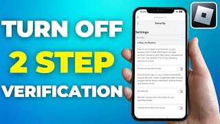 How to Turn Off 2 Step Verification on Roblox 2024  Full Tutorial [upl. by Sosna]