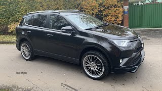 Tuning Toyota RAV4IV Vergekit TEIN55мм st2 SUPERAUTOTUNING [upl. by Ilat25]