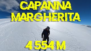 Mangiare una pizza a 4554 m slm  Capanna Margherita [upl. by Anele]