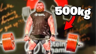 1102lb  500kg Deadlift World Record ft Eddie Hall [upl. by Wait]