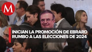 Al menos 56 mil voluntarios promueven candidatura de Ebrard como coordinador en defensa de 4T [upl. by Flosser]