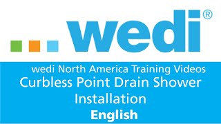 EN Installing a curbless point drain shower wedi Fundo Ligno with Click and Seal™ [upl. by Ax]