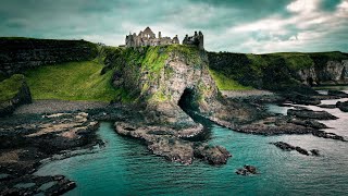 Dunluce Castle one of Irelands most unique castles set perfectly on the auseway coast [upl. by Lramaj]