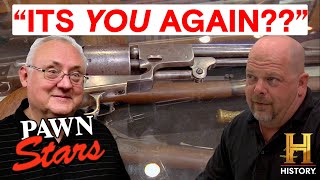 Pawn Stars Gun Guy Robs Top 4 Firearm Sales Rifles Revolvers amp More [upl. by Eirtemed]