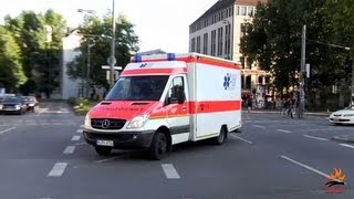 Rettungsdienst Aicher Ambulanz Union BRK und BF München Zusammenschnitt [upl. by Dygert]