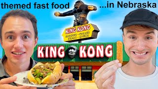 King Kong Themed Fast Food Restaurant in Nebraska [upl. by Midge162]