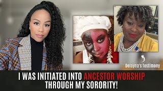 MUST WATCH I WAS INITIATED INTO ANCESTOR WORSHIP  DENOUNCING SIGMA GAMMA RHO  AFRICAN SPIRITUALLY [upl. by Astto]