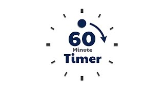 60 min Countdown Timer Simple Turning Dot with Bell at finish [upl. by Verda488]