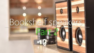 Bluetooth Bookshelf speakers  Build video part2 [upl. by Ilana909]