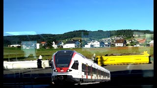 Zug Mitfahrt Lenzburg  Rotkreuz DottikonDintikon  Wohlen AG [upl. by Jeremie]