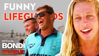 FUNNIEST Lifeguarding Moments  Bondi Rescue Season 11 [upl. by Okihcas]